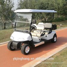 4 seats gas powered cop golf cart with cargo box